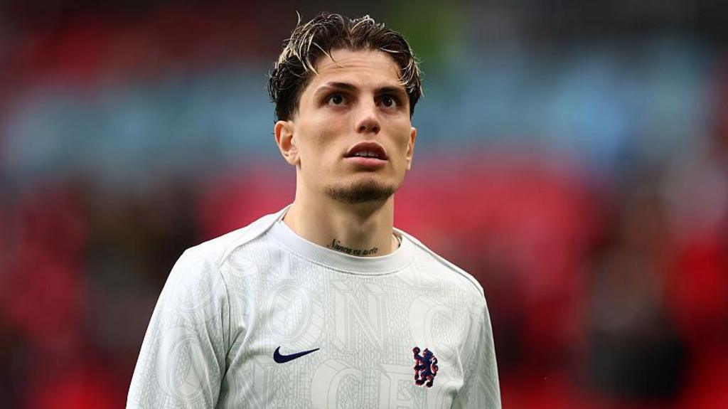 Alejandro Garnacho during a Chelsea match